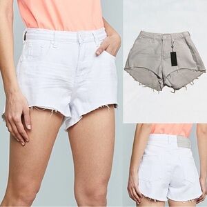 One teaspoon white denim shorts size 23